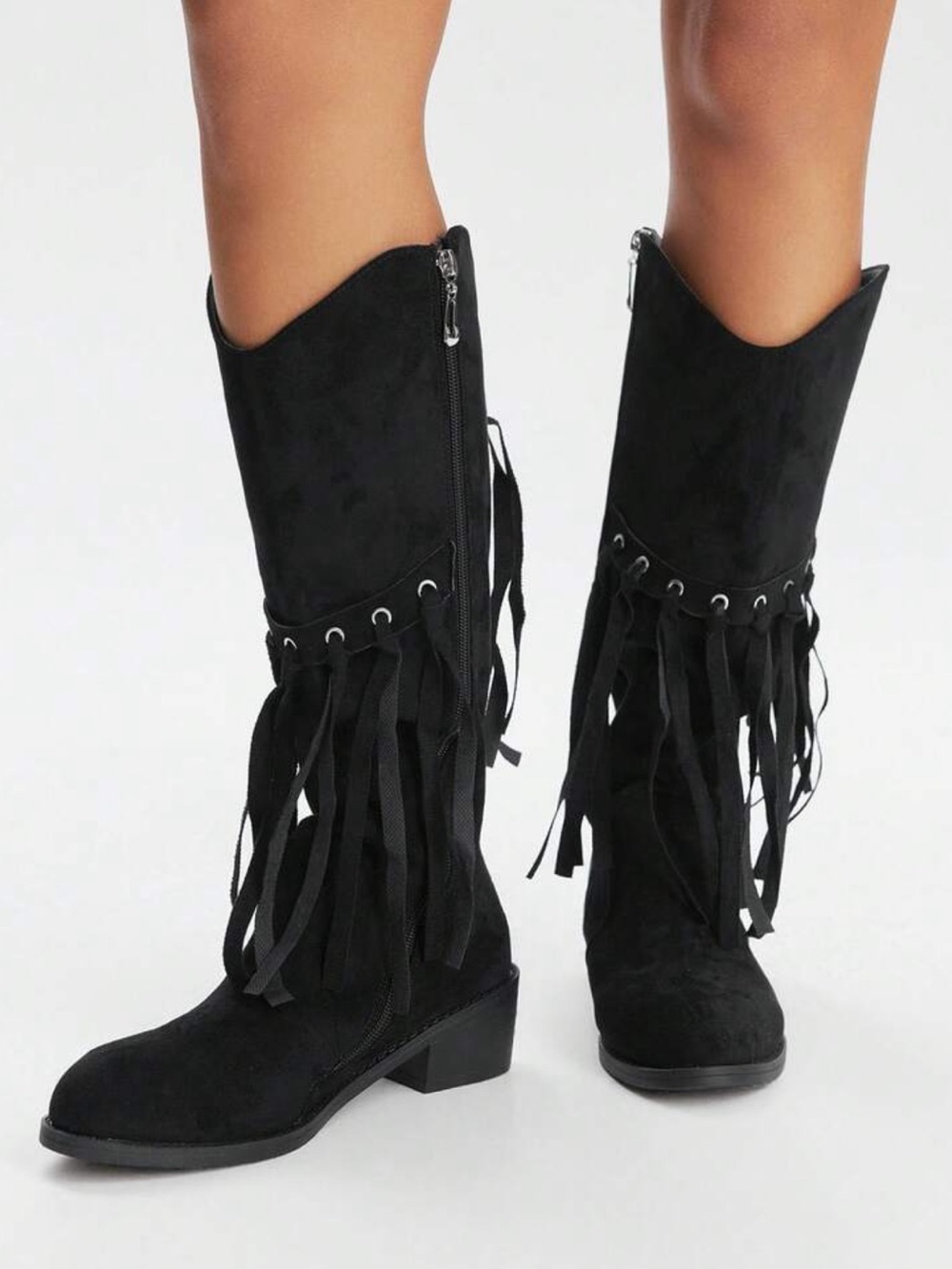 BOHO CHIC♦️FRINGED RIDING BOOT